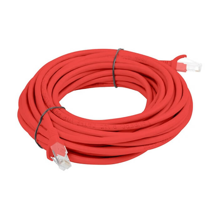 Кабел - Lanberg patch cord CAT.5E 5m, red ID 72251 (тъмнейл - 2)