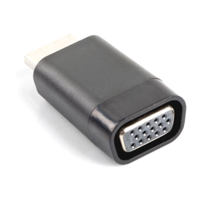 Lanberg adapter HDMI-A (m) -> VGA (f), black (тъмнейл - 2)