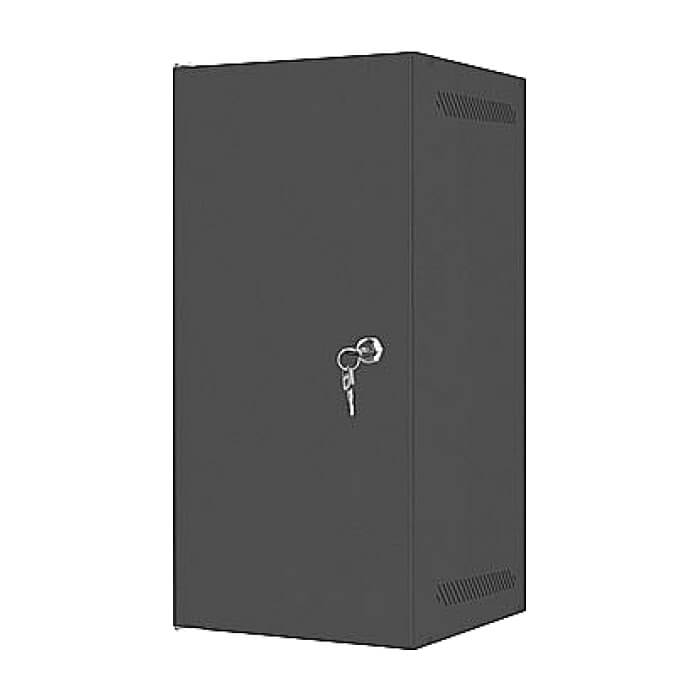 Lanberg rack cabinet 10" wall-mount 12U/280x310 for self-assembly with metal door black (flat pack) ID 87213 (тъмнейл - 4)