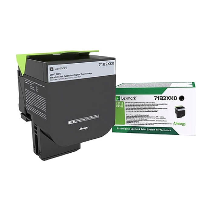 Lexmark 71B2XK0 CS/CX517 Black Return Programme 8K Toner Cartridge ID 68314