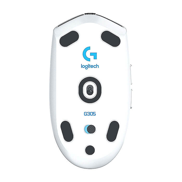 Logitech G305 Wireless Mouse, Lightsync RGB, Lightspeed Wireless, HERO 12K DPI Sensor, 400 IPS, 6 Programmable Buttons, White (тъмнейл - 5)