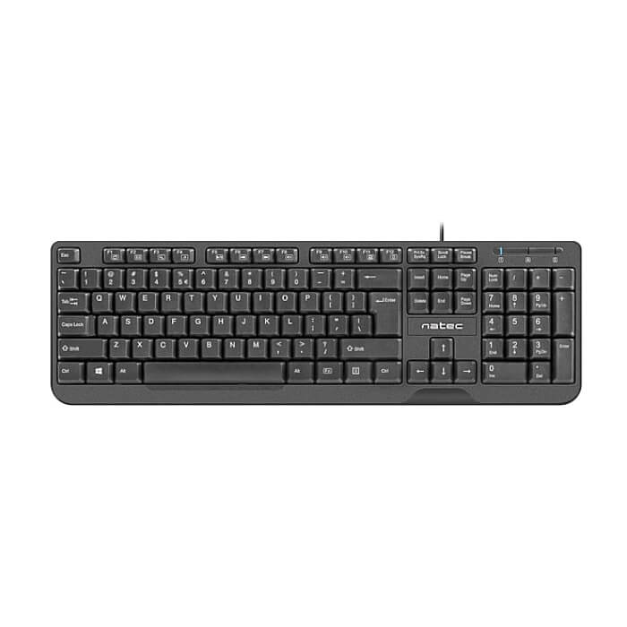 Natec Keyboard Trout US Layout Slim, Black на супер цена
