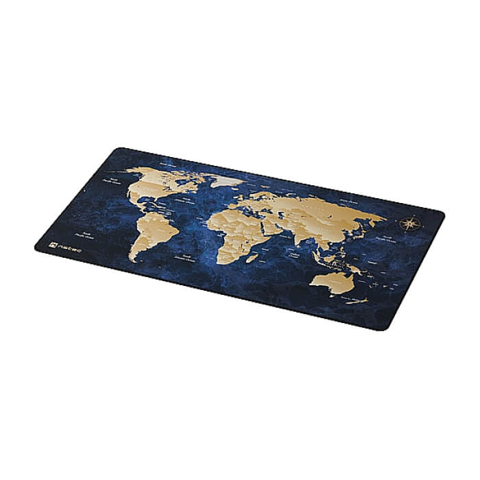 Natec Mouse Pad World Deep Map MAXI 800x400 mm (тъмнейл - 2)