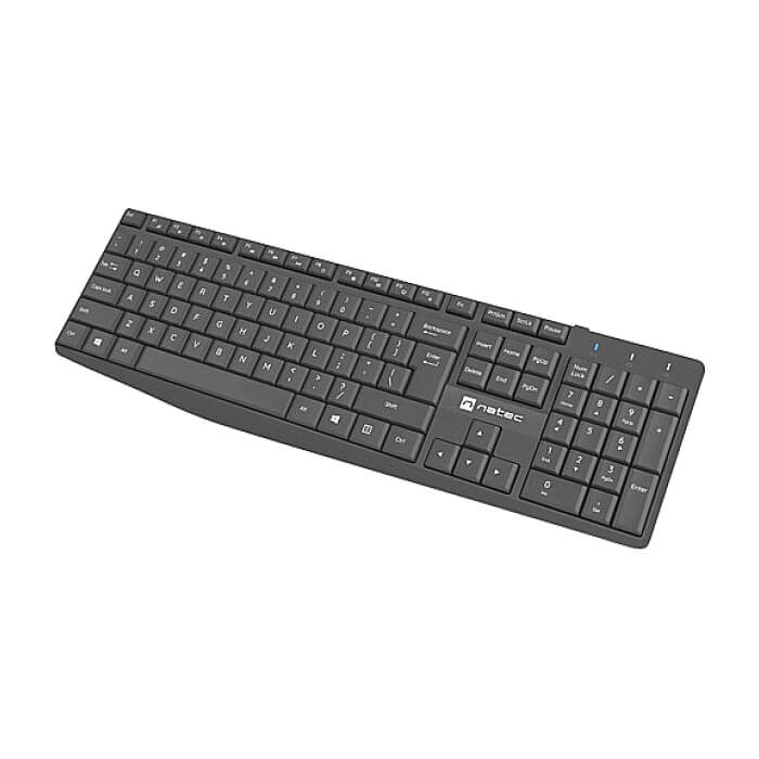 Natec Set 2 in 1 Keyboard Black Squid + Mouse Wireless US Layout (тъмнейл - 4)