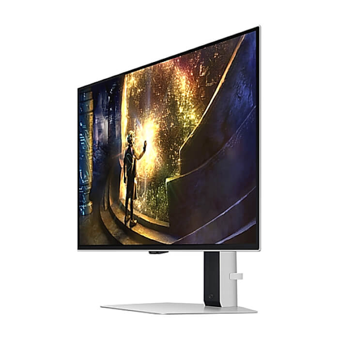 Samsung 27DG610 27" Odyssey G6 Smart, OLED, 240 Hz, 1 ms GTG, 2560x1440, DP 1.4, 2xHDMI 2.1, 2xUSB, Wi-Fi, Bluetooth, Tizen, Silver ID 82549 (тъмнейл - 4)