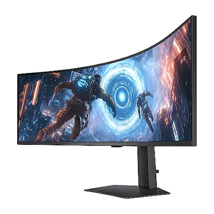 Samsung LS49FG910, 49" Odyssey G9 GAMING VA Curved OLED, 1000R, 144Hz, Smart. 32:9, 5120 x 1440, Display Port , HDMI,Micro HDMI, USB Hub, Silver ID 91156 (тъмнейл - 5)