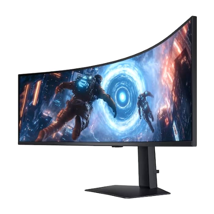Samsung LS49FG910, 49" Odyssey G9 GAMING VA Curved OLED, 1000R, 144Hz, Smart. 32:9, 5120 x 1440, Display Port , HDMI,Micro HDMI, USB Hub, Silver + Logitech G102 Mouse, Lightsync RGB, 8000 DPI, 6 Programmable Buttons, Black (тъмнейл - 5)