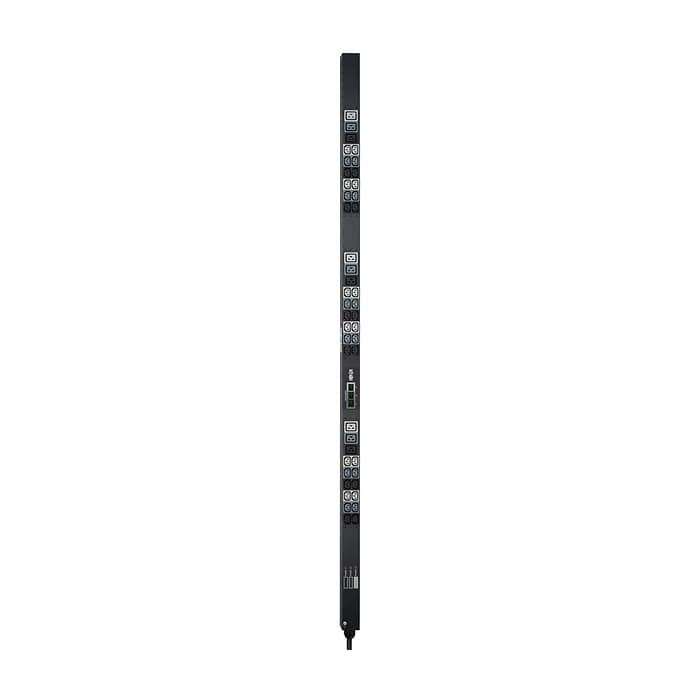 Tripp Lite by Eaton 11.5kW 3-Phase Local Metered PDU, 208-240V (36 C13 & 9 C19), IEC-309 16/20A Red, 360-415V Input, 6 ft. (1.83 m) Cord, 0U Vertical