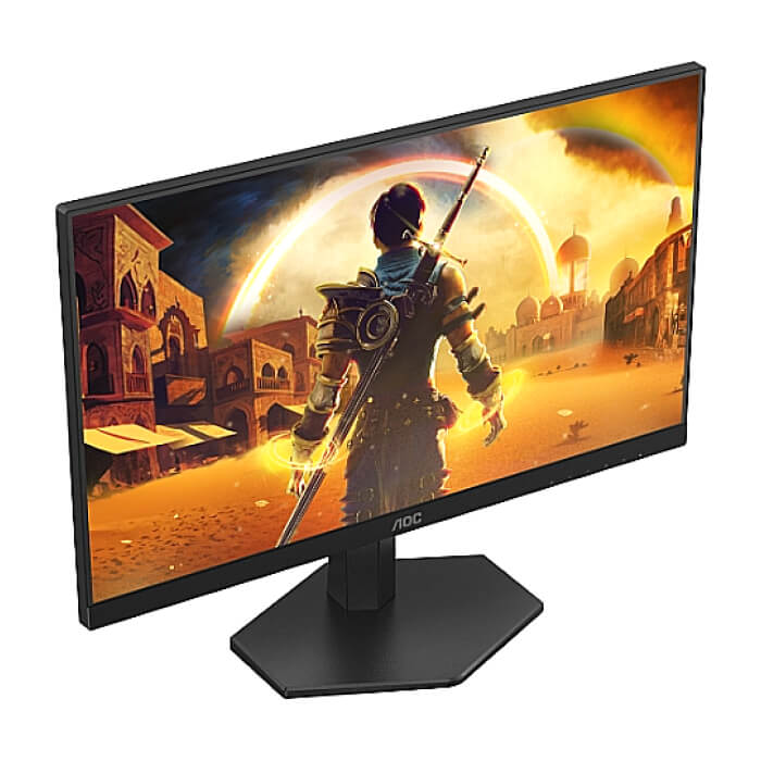 AOC 24G42E, 23.8" Fast IPS WLED, 1920x1080@180Hz, 1ms GtG, 0.5ms MPRT, 300cd m/2, 1000:1, 80M:1 DCR, Adaptive Sync, FlickerFree, Low Blue Light, Tilt, HDMI, DP ID 85261 (тъмнейл - 4)