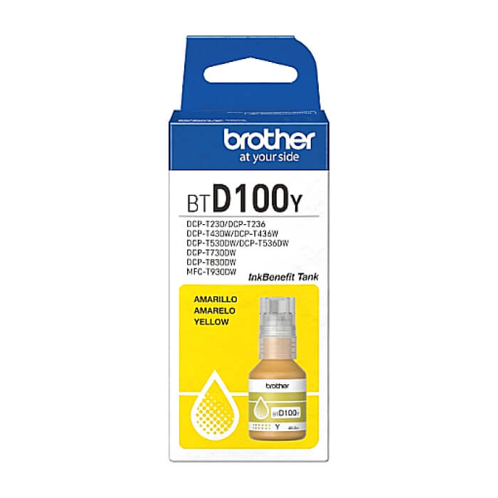 Brother BT-D100Y Yellow Ink Bottle ID 89438 (тъмнейл - 2)