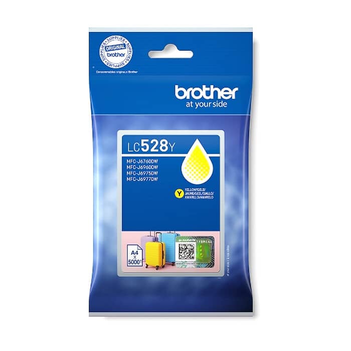 Brother LC528Y Yellow Ink Cartridge for MFCJ5010DW/MFCJ5110DW - 5000 page yield ID 99447 (тъмнейл - 3)