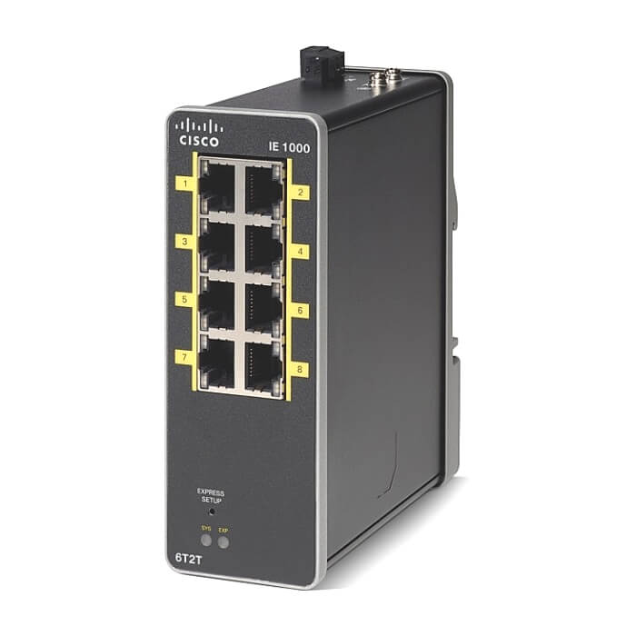 Cisco IE1000 with 6 FE Copper ports and 2 FE Copper uplinks на супер цена от GT Computers Cisco IE1000 with 6 FE Copper ports and 2 FE Copper uplinks на супер цена