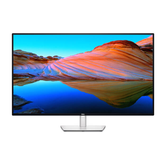 Dell U4323QE, 42.5" 4K UltraSharp AG, IPS, 5ms, 1000:1, 350 cd/m2, (3840x2160), 100% sRGB, 98% DCI-P3, HDMI, DP, USB-C Hub, USB 3.2, RJ-45, dual 8W speakers, ComfortView, Audio line-out, Height Adjustable, Pivot, Swivel, Tilt, Black ID 65185