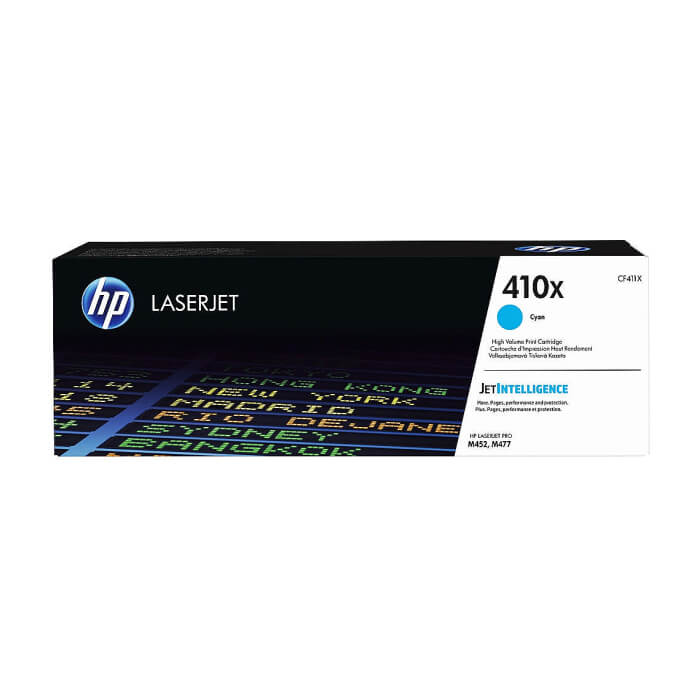 HP 410X High Yield Cyan Original LaserJet Toner Cartridge (CF411X) ID 68724