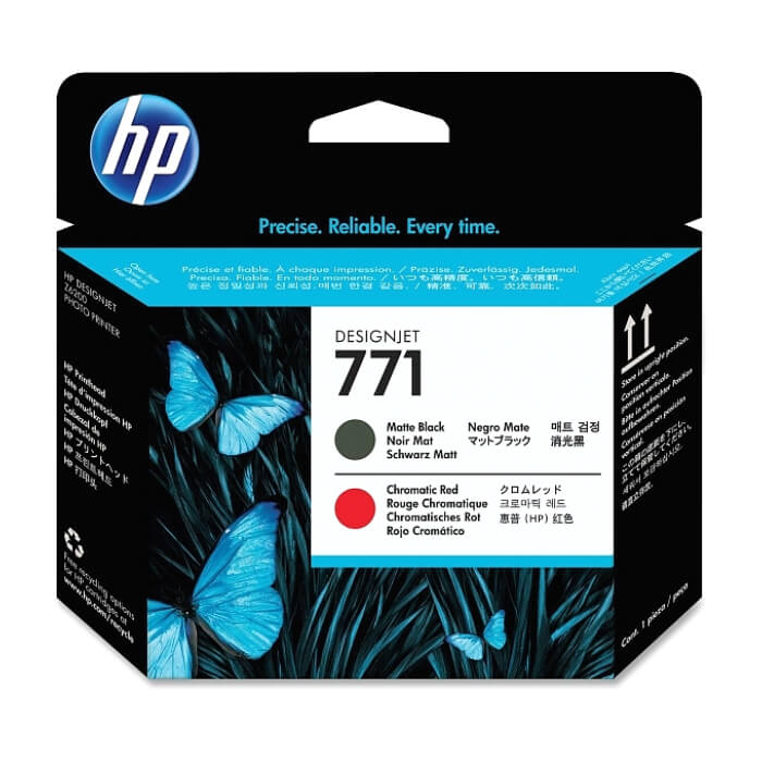 HP 771 Matte Black/Chromatic Red Designjet Printhead ID 69317 на супер цена