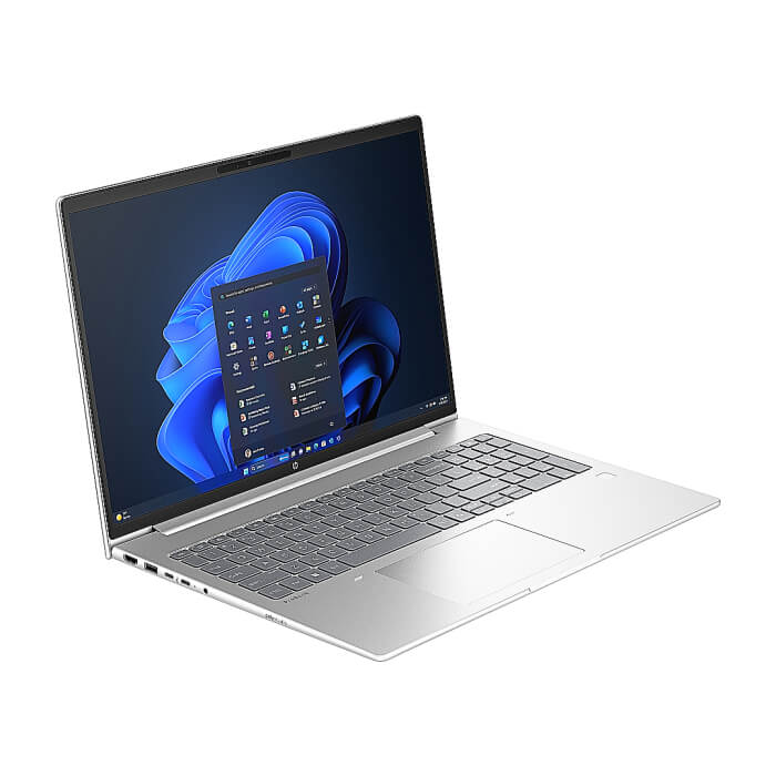HP ProBook 4 G1iR 16" Pike Silver, Core 7 150U(up to 5.4Ghz/12MB/10C), 16" WUXGA AG 300nits, 16GB 5600Mhz 1DIMM, 512MB PCIe SSD, WiFi 6E + BT 5.3, FPR, Backlit Kbd, 3C Ba ID 91725 (тъмнейл - 2)