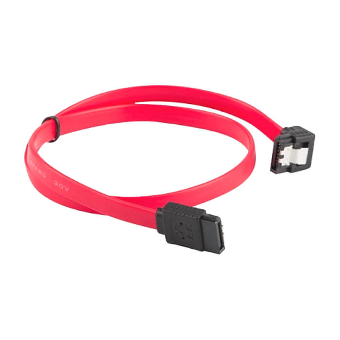 Кабел - Lanberg SATA DATA II (3GB/S) F/F cable 30cm metal clips angled, red ID 72704 на супер цена от GT Computers Кабел - Lanberg SATA DATA II (3GB/S) F/F cable 30cm metal clips angled, red ID 72704 на супер цена