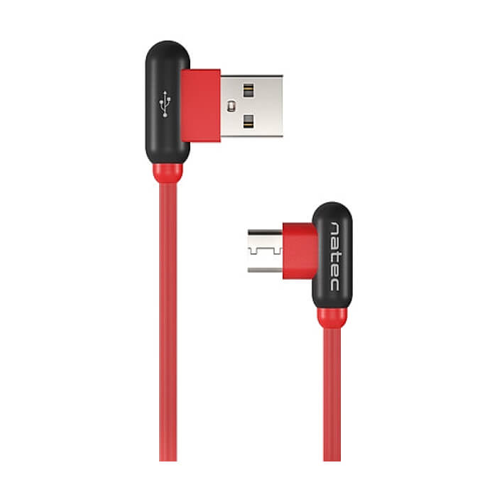 Кабел - Natec USB-C(M) -> USB-A (M) 2.0 cable 1m. Angled left/right Red ID 72120 на супер цена от GT Computers Кабел - Natec USB-C(M) -> USB-A (M) 2.0 cable 1m. Angled left/right Red ID 72120 на супер цена