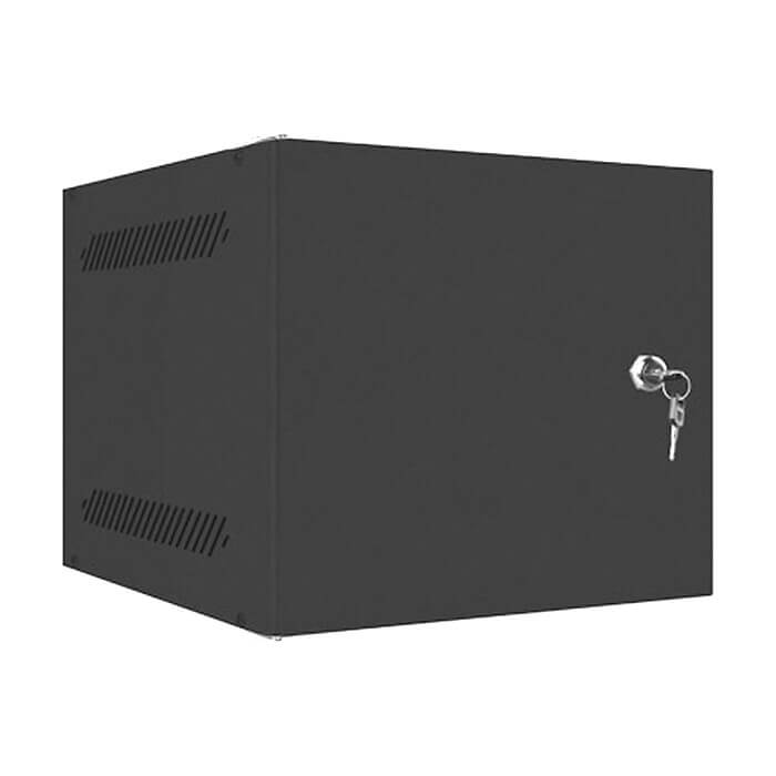 Lanberg rack cabinet 10" wall-mount 6U / 280x310 for self-assembly with metal door (flat pack), black ID 71861 (тъмнейл - 4)