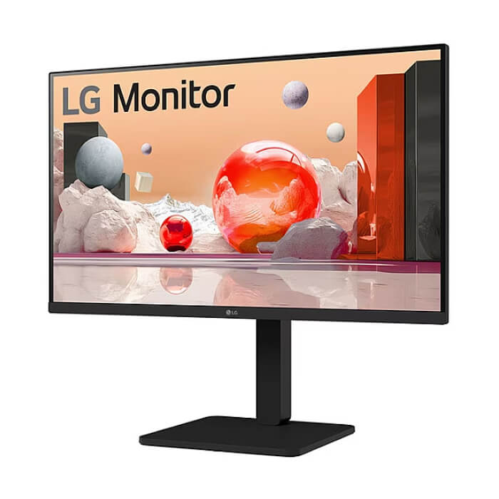 LG 27BA550-B, 27" IPS LED AG, 5ms GTG, 1300:1, 250cd/m2, Full HD 1920x1080, 100Hz, sRGB 99%, Usb Hub, D-Sub, Display Port, HDMI, Speakers 2Wx2, Reader Mode, Tilt, Swivel, Height Adjustable, Pivot, LG Switch app, Headphone Out, Black ID 80265 (тъмнейл - 2)