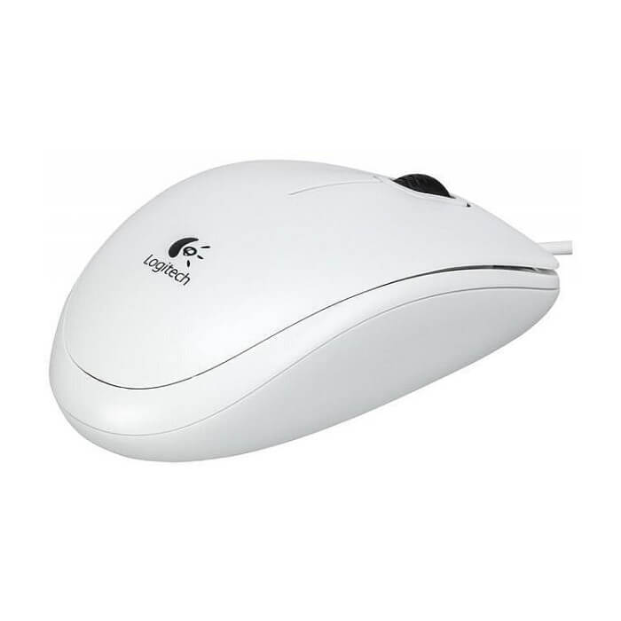 Logitech B100 Optical Mouse for Business White (тъмнейл - 2)