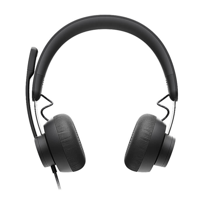 Logitech Zone Wired USB Headset, UC, Noise-cancelling Microphone, Flexible Mic, Passive Noise Isolation, Inline controls, USB-C & USB-A, Graphite ID 66441 (тъмнейл - 3)