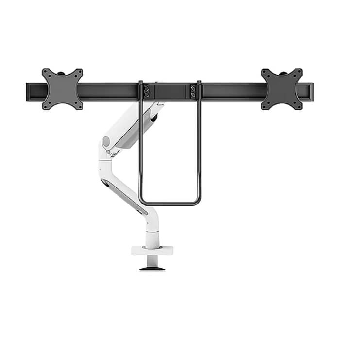 Neomounts Next One Desk Mount, double display crossbar (topfix clamp/grommet) ID 81110 (тъмнейл - 2)