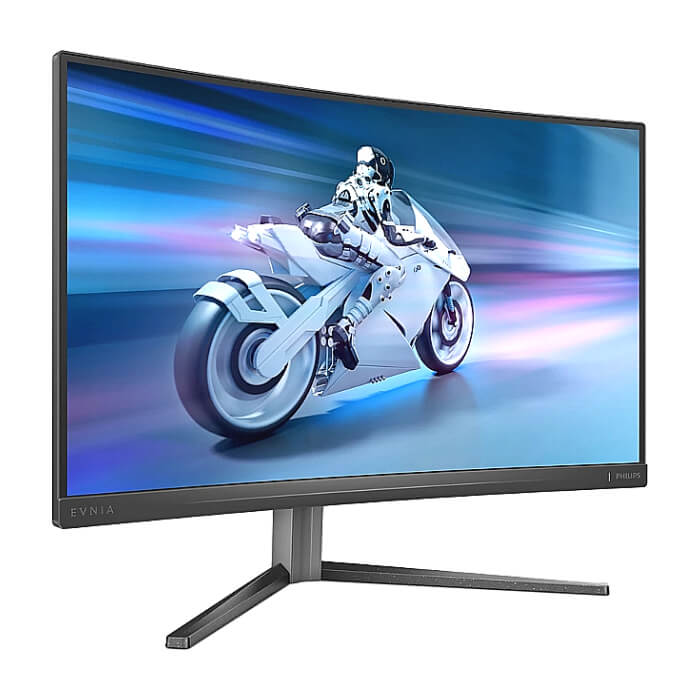 Philips 27M2C5200W, 27" Curved 1500R VA, 1920x1080@280Hz, 1ms GtG, 0.3ms MPRT, 300 cd/m2, 4000:1, Mega Infinity DCR, Adaptive sync, FlickerFree, LowBlue Mode, Tilt, Height Adjust, Swivel, 2x HDMI, DP ID 79377 (тъмнейл - 2)