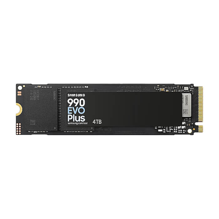 Samsung SSD 990 EVO Plus 4TB PCIe 4.0 NVMe 2.0 M.2 V-NAND 3-bit MLC, 256-bit Encryption, Read 7150 MB/s Write 6300 MB/s ID 84838 на супер цена