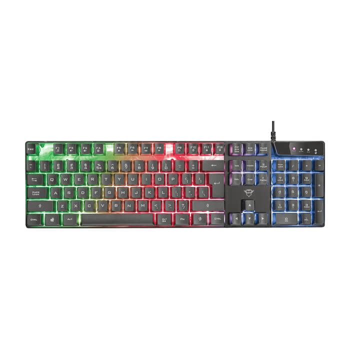TRUST GXT 835 Azor Gaming Keyboard US (тъмнейл - 2)