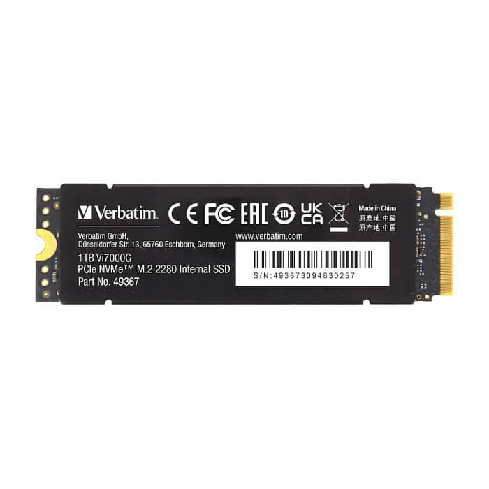 Verbatim Vi7000G Internal PCIe NVMe M.2 SSD 1TB ID 73187 на супер цена