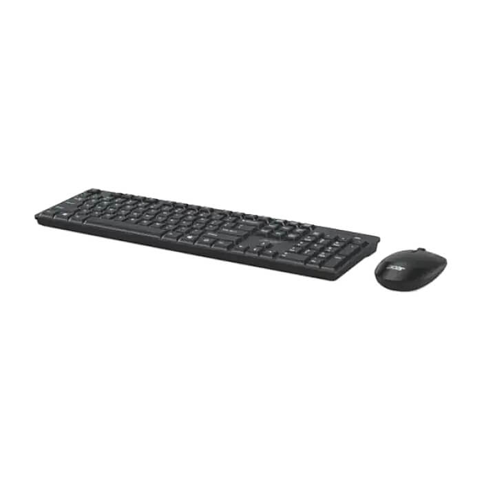 Acer Combo set AAK410 Keyboard & Mouse , Wireless, USB, Standard, Black, No Cyrillic (тъмнейл - 3)