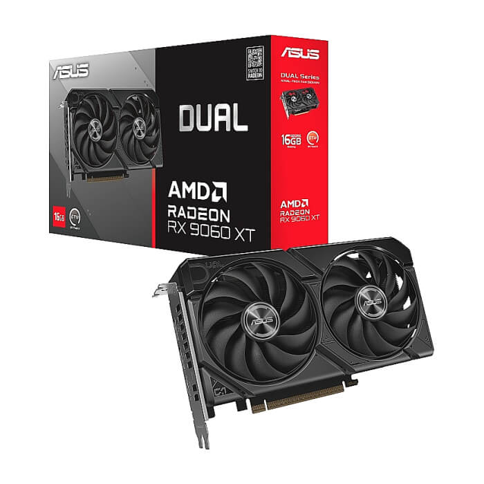 Asus Dual RX 9060XT 16GB GDDR6 ID 91905 (тъмнейл - 2)