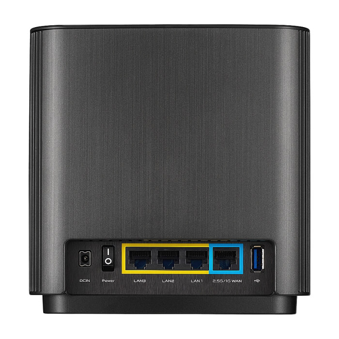 Asus Mesh WiFi system, ZenWiFi XT8 V2 2PK, AX6600, Tri-Band, coverage up to 510m2, Quad-Core 1.5GHz CPU, 256MB/512MB Flash/RAM, 2.5G port, AiProtection Pro, Adaptive QoS, VPN server/client, IPTV, OFDMA, Beamforming, AiMesh, Black