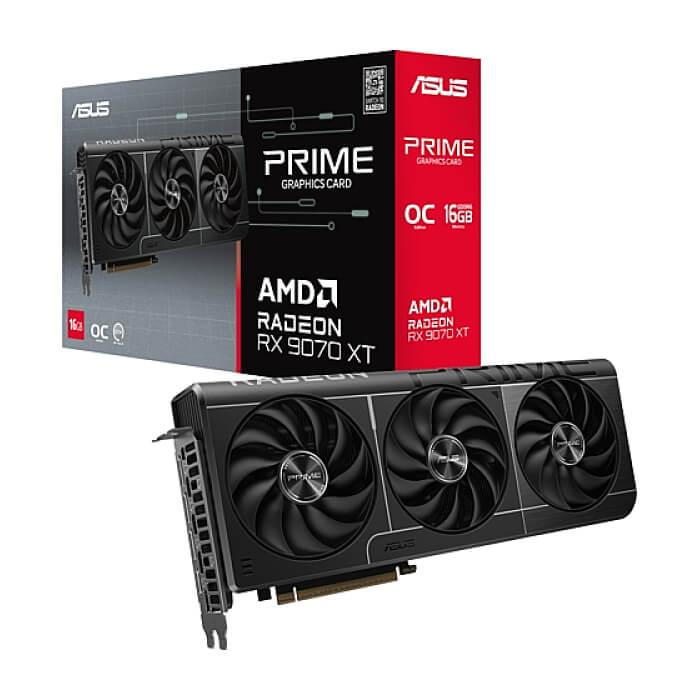 Asus Prime RX 9070XT 16GB GDDR6 OC ID 88455 (тъмнейл - 2)