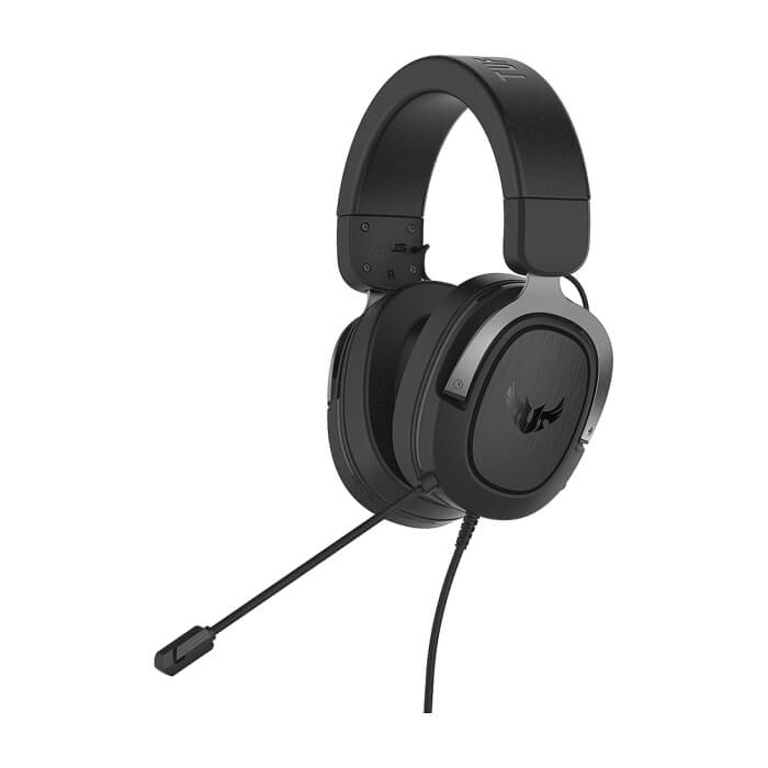 Asus TUF Gaming H3 Wired Headset(Discord Certified Mic, 7.1 Surround Sound, 50mm Drivers, Lightweight, 3.5mm, For PC, Mac, PS4, Xbox One, Switch and Mobile Devices), Black ID 95899 (тъмнейл - 2)