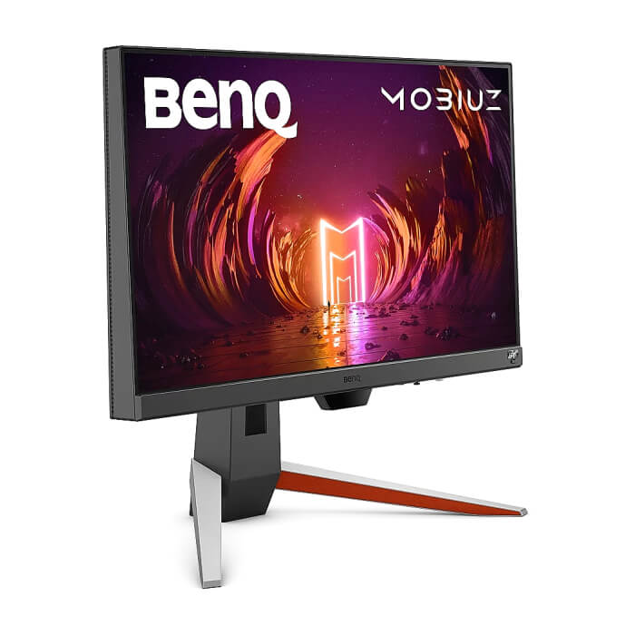 BenQ MOBIUZ EX240, 23.8", IPS, 1920x1080 FHD, 1ms 165Hz, 99% sRGB, 350 cd/m2, FreeSync Premium, 2x HDMI 2.0, DP, HDRi, treVolo 2x 2.5W speakers, Height Adjustable Stand, USB Hub, Eye-care VESA 100x100, Silver ID 65330 (тъмнейл - 4)