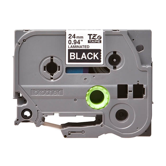 Brother TZe-355 Tape White on Black, Laminated, 24mm, 8 m - Eco ID 70737 на супер цена