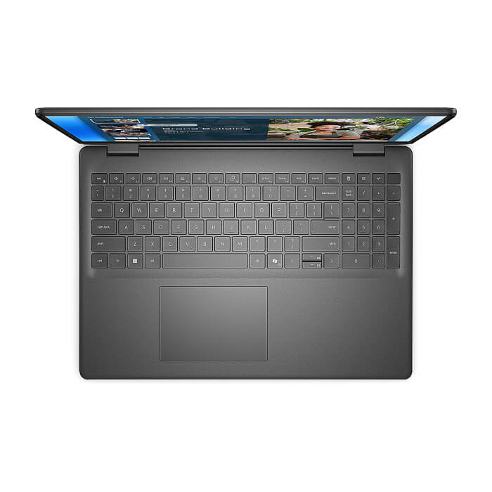 Dell 16 DC16250, Intel Core 5 120U (10 cores, up to 5.0 GHz), 16.0" FHD+(1920x1200) AG, 300nits, 16GB, 2x8GB, DDR5, 5200 MT/s, 512GB M.2 PCIe, Intel Graphics, Cam, FPR, Wi-Fi ID 90584 (тъмнейл - 4)