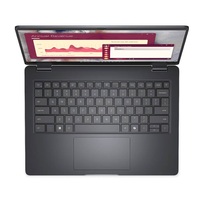 Dell Pro 14 PC14250, Intel Ultra 5 235U vPro (12 TOPS NPU, 12 cores, up to 4.9 GHz), 14, FHD+, 300 nit, 45% NTSC, AG, 16 GB: 1 x 16 GB, DDR5, 5600 MT/s, 512 GB SSD, Integrated Inte ID 91466 (тъмнейл - 4)