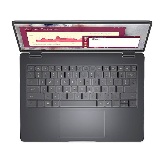 Dell Pro 14 PC14250, Intel Ultra 5 235U vPro (12 TOPS NPU, 12 cores, up to 4.9 GHz), 14" FHD+(1920x1200) IPS, 300nits AG, 16 GB: 1 x 16 GB, DDR5, 5200 MT/s, 1 TB SSD, Intel gr ID 94694 (тъмнейл - 4)