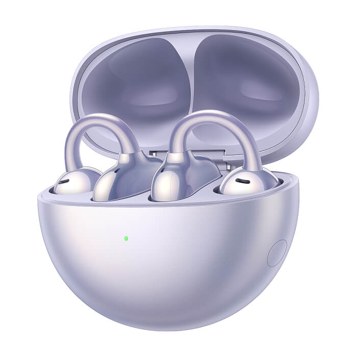 Huawei FreeClip Dove-T00 Purple, Bluetooth 5.3, 20Hz - 20 KHz, 55mAh ID 93529 (тъмнейл - 2)