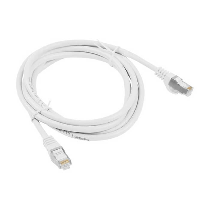 Кабел - Lanberg patch cord CAT.6 FTP 0.5m, white ID 72428 (тъмнейл - 2)