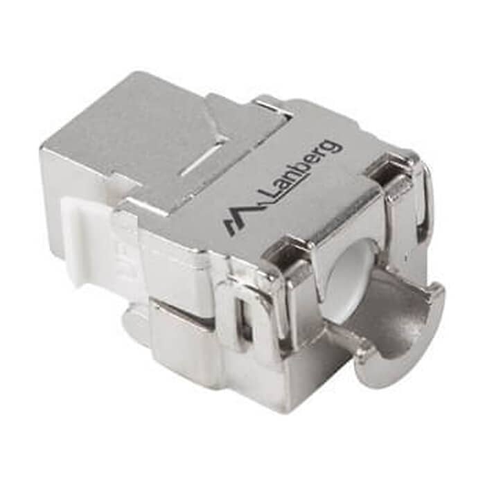 Lanberg keystone TOOL-LESS module RJ45 180° FTP CAT.6a ID 72035 (тъмнейл - 2)