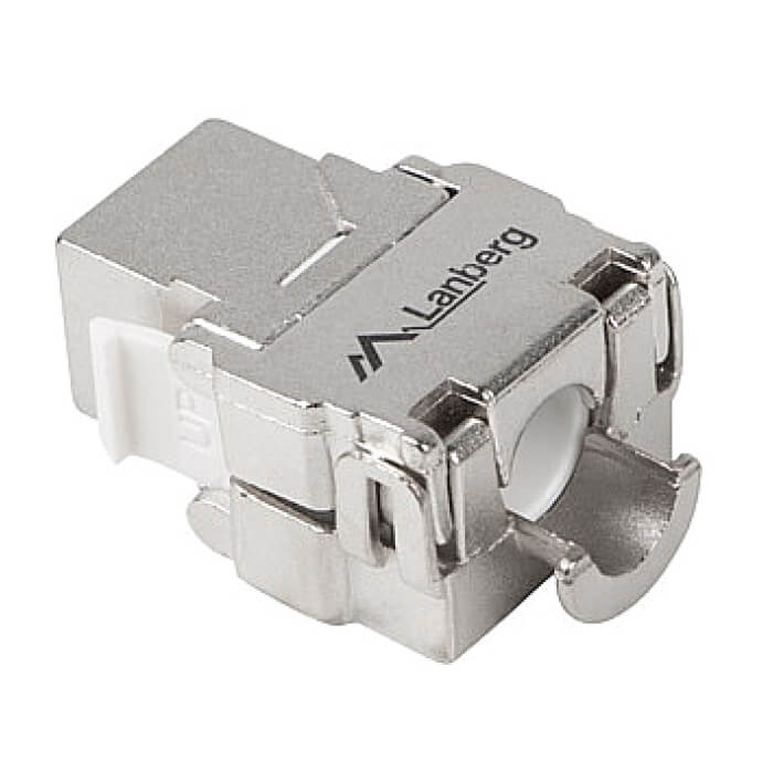 Lanberg keystone toolless module RJ45 180° FTP CAT.6 ID 72037 (тъмнейл - 2)