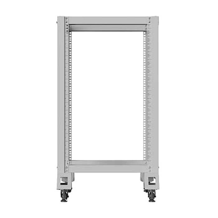 Lanberg open rack 19" 18U 600x800, grey ID 96774 (тъмнейл - 3)