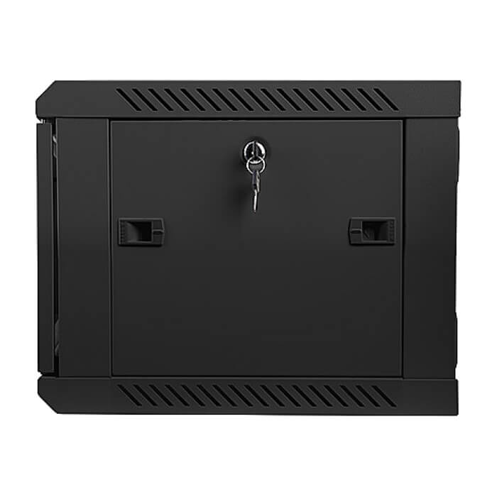 Lanberg rack cabinet 19” wall-mount 6U / 600x450 for self-assembly (flat pack), black ID 71901 на супер цена от GT Computers Lanberg rack cabinet 19” wall-mount 6U / 600x450 for self-assembly (flat pack), black ID 71901 на супер цена