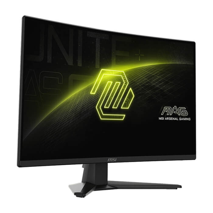 MSI MAG 274CQF, 27", 0.5ms, 180Hz, Rapid VA, 2560x1440 (WQHD), 16:9, CURVE 1500R, Adaptive-Sync, 93% DCI-P3, AG, 300 nits, 5000:1, DCR 100M:1, DP(1.4), 2xHDMI 2.0b, Tilt, VESA ID 93706 (тъмнейл - 3)