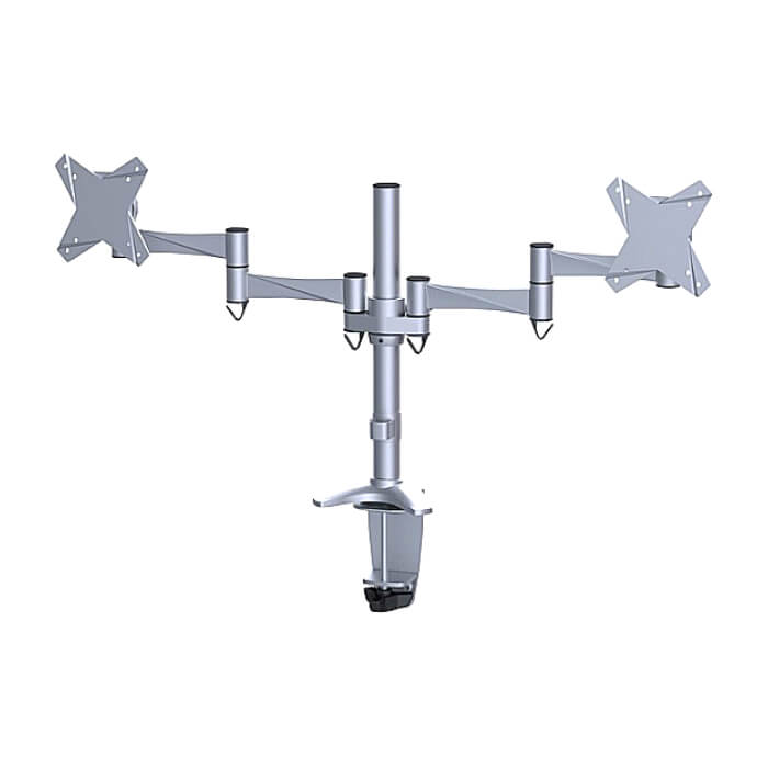 Neomounts by NewStar Flat Screen Desk Mount (clamp/grommet) for 2 Monitor Screens ID 66764
