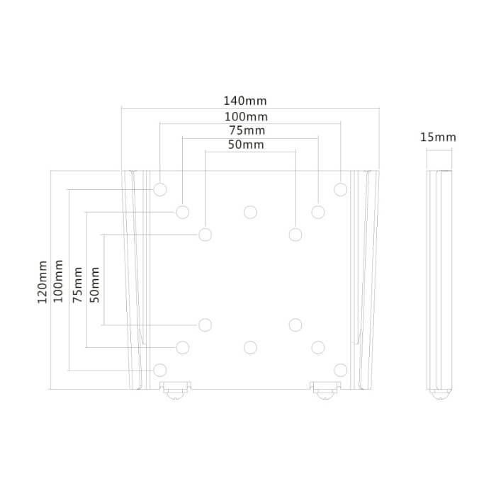 Neomounts by NewStar Flat Screen Wall Mount (fixed, ultrathin) ID 66923 (тъмнейл - 3)